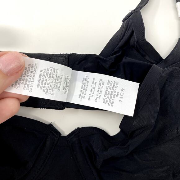 NEW Aerie Smoothez Black Neutral Full Coverage Unlined Underwire Bra 36C - Picture 2 of 3